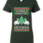 Merry Christmas Bitches Ugly Christmas Sweater Womens Graphic T-Shirt
