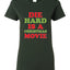 Die Hard is a Christmas Movie Christmas Womens Graphic T-Shirt