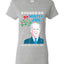 Mistle Joe Shut Up And Kiss Me Man Biden Ugly Christmas Sweater Womens Graphic T-Shirt