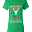 Have A Holly Jolly Christmas Ugly Christmas Sweater Womens Graphic T-Shirt