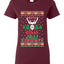 Have A Holly Jolly Christmas Ugly Christmas Sweater Womens Graphic T-Shirt