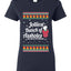 Jolliest Bunch of Assholes Xmas Movie Ugly Christmas Sweater Womens Graphic T-Shirt