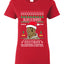 Lisp Believe In Thomthin Thacrifithing Everythin Ugly Christmas Sweater Womens Graphic T-Shirt