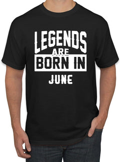 Wild Bobby Legends Are Born In June Shirt