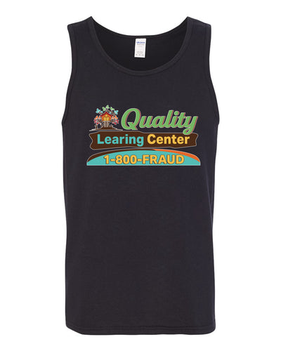Quality Learing Center 1800-FRAUD Day Care Sweater, Men Tank Top