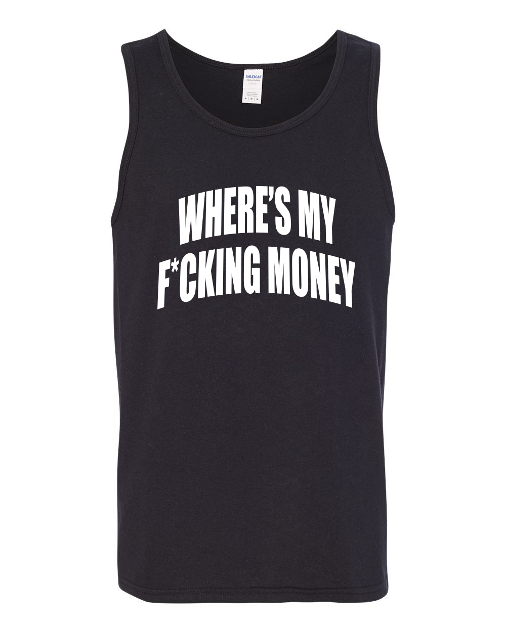 Where's My F*cking Money Meme Sweater, Men Tank Top
