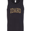 Idaho  Camo Fill Orange Outline Sweater, Men Tank Top