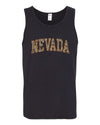 Nevada  Camo Fill Orange Outline Sweater, Men Tank Top