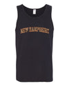 New Hampshire  Camo Fill Orange Outline Sweater, Men Tank Top