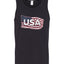 USA Winter Team Sports Fan Collection | USA Flowing Flag Sweater, Men Tank Top