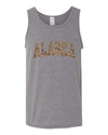 Alaska  Camo Fill Orange Outline Sweater, Men Tank Top