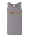 Connecticut  Camo Fill Orange Outline Sweater, Men Tank Top