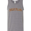 Rhode Island  Camo Fill Orange Outline Sweater, Men Tank Top