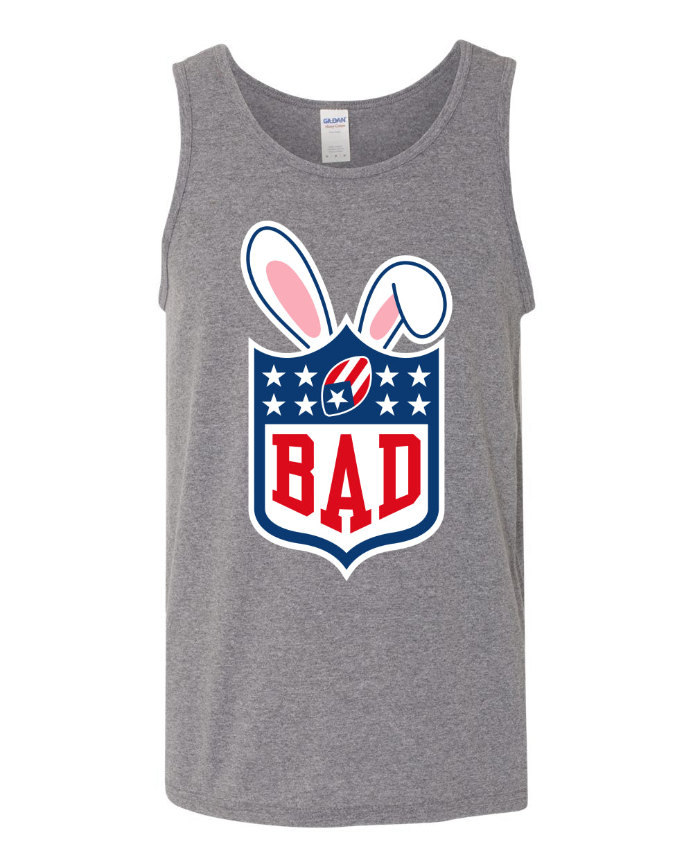 Bunny Bowl Football BAD Parody Sweater, Men Tank Top