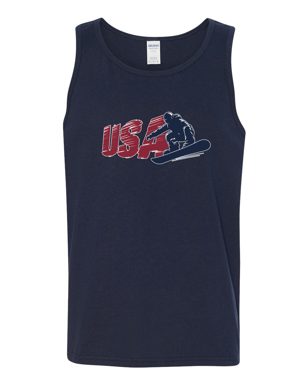 USA Winter Team Sports Fan Collection | USA Snowboarder Sweater, Men Tank Top