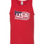USA Winter Team Sports Fan Collection | USA Flowing Flag Sweater, Men Tank Top