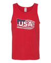 USA Winter Team Sports Fan Collection | USA Flowing Flag Sweater, Men Tank Top