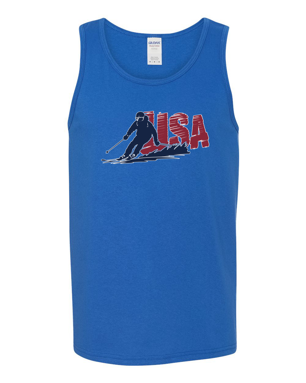 USA Winter Team Sports Fan Collection | USA Skier Sweater, Men Tank Top