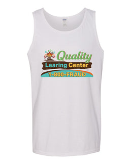 Quality Learing Center 1800-FRAUD Day Care Sweater, Men Tank Top