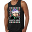 Santa Mike Michael Scott The Office Ugly Christmas Sweater Mens Graphic Tank Top