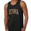 Iowa  Camo Fill Orange Outline Sweater, Men Tank Top