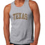 Texas  Camo Fill Orange Outline Sweater, Men Tank Top
