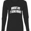 Where's My F*cking Money Meme Sweater, Womens Graphic Long Sleeve T-Shirt