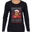 Christmas Spirit I'll Help You Find It Stanley Hudson Ugly Christmas Sweater Womens Graphic Long Sleeve T-Shirt