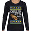 Challah At Ya Boy Ugly Christmas Sweater Womens Graphic Long Sleeve T-Shirt