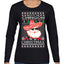 Have a Chingon Christmas Funny Spanish Saying Ugly Christmas Sweater Womens Graphic Long Sleeve T-Shirt