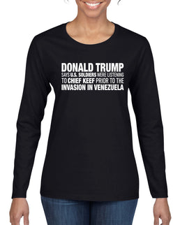 Viral Political Meme Shirt Sweater, Womens Graphic Long Sleeve T-Shirt