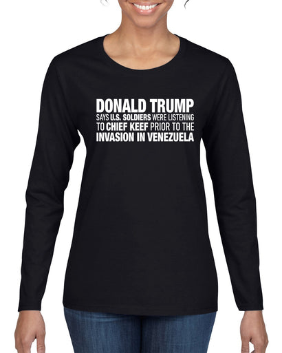 Viral Political Meme Shirt Sweater, Womens Graphic Long Sleeve T-Shirt