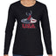 USA Winter Team Sports Fan Collection | USA Skater Sweater, Womens Graphic Long Sleeve T-Shirt