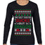 This Ugly Sweater Sucks But I Swallow Ugly Christmas Sweater Womens Graphic Long Sleeve T-Shirt