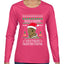 Lisp Believe In Thomthin Thacrifithing Everythin Ugly Christmas Sweater Womens Graphic Long Sleeve T-Shirt
