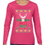 Have A Holly Jolly Christmas Ugly Christmas Sweater Womens Graphic Long Sleeve T-Shirt