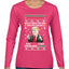 Trump This is the Greatest Ugly Christmas Sweater Womens Graphic Long Sleeve T-Shirt