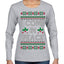 I Come in Peace Ugly Christmas Sweater Womens Graphic Long Sleeve T-Shirt