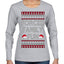 Forced Family Fun, Xmas Holiday Funny Ugly Christmas Sweater Womens Graphic Long Sleeve T-Shirt