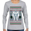 Abdominal Swoleman Fitness Yeti Ugly Christmas Sweater Womens Graphic Long Sleeve T-Shirt