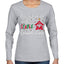Every Family Needs a Stable Foundation Christmas Womens Graphic Long Sleeve T-Shirt