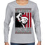 Merry Christmas to All a Good Fight | Santa Donald Trump Ugly Christmas Sweater Womens Graphic Long Sleeve T-Shirt