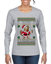F-CAW-F IT'S CHRISTMAS, Ugly Christmas Sweater Womens Graphic Long Sleeve T-Shirt