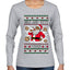 Milk And Titty Time Christmas Sweater, Ugly Christmas Sweater Womens Graphic Long Sleeve T-Shirt