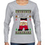 Jingle My Bells, Ugly Christmas Sweater Womens Graphic Long Sleeve T-Shirt
