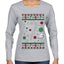 Christmas 7 Meme, Ugly Christmas Sweater Womens Graphic Long Sleeve T-Shirt