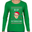 RIP Notorious RBG Ruth Bader Ginsburg Ugly Christmas Sweater Womens Graphic Long Sleeve T-Shirt