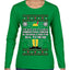 Spread Christmas Cheer Sing Loud For All To Hear Ugly Christmas Sweater Womens Graphic Long Sleeve T-Shirt