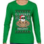 O Swoley Night, Exercise and Fitness Enthusiast, Ugly Christmas Sweater Womens Graphic Long Sleeve T-Shirt