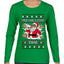 Milk And Cookie Time Christmas Sweater, Ugly Christmas Sweater Womens Graphic Long Sleeve T-Shirt